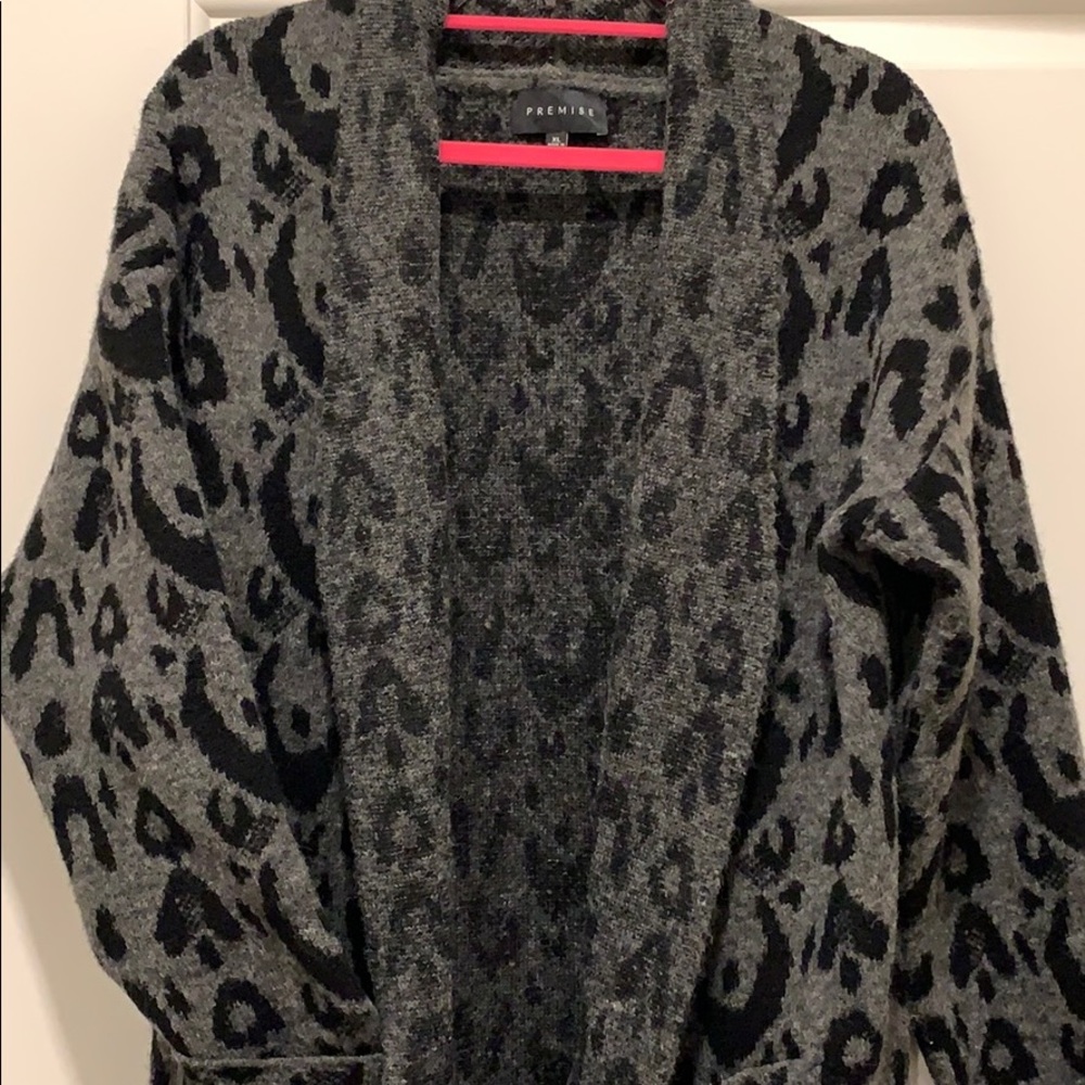 Cheetah Print Cardigan
